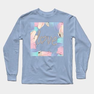 Love in pastel colors Long Sleeve T-Shirt